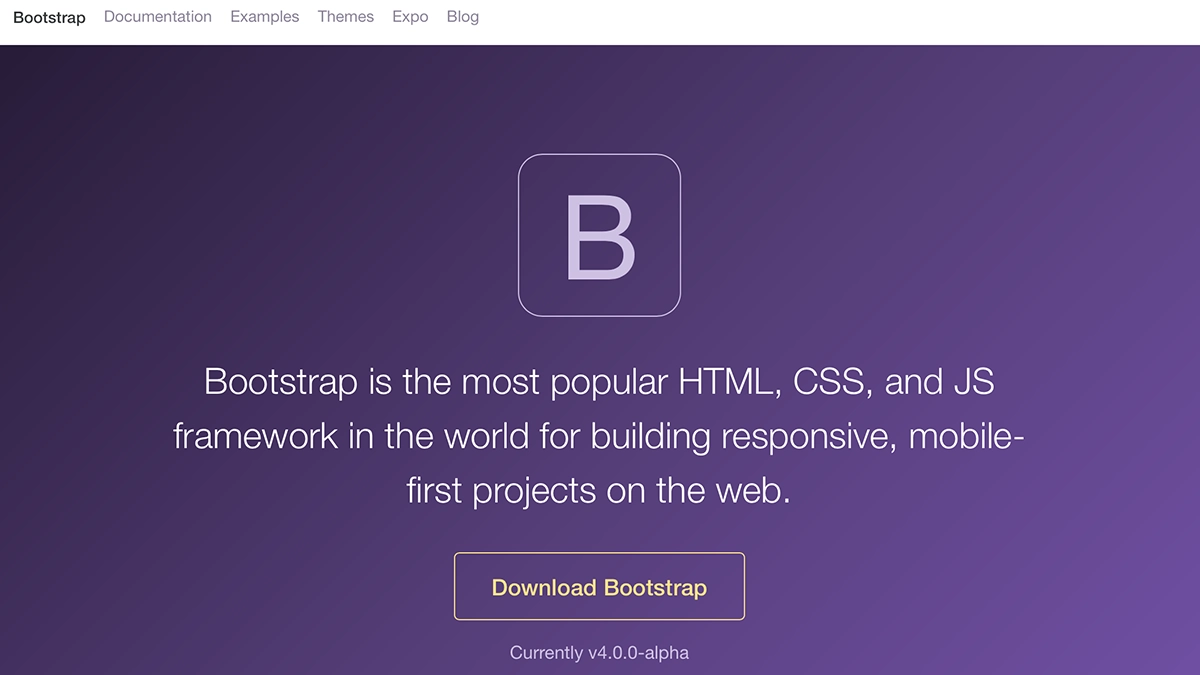 Bootstrap сторінка завантаження