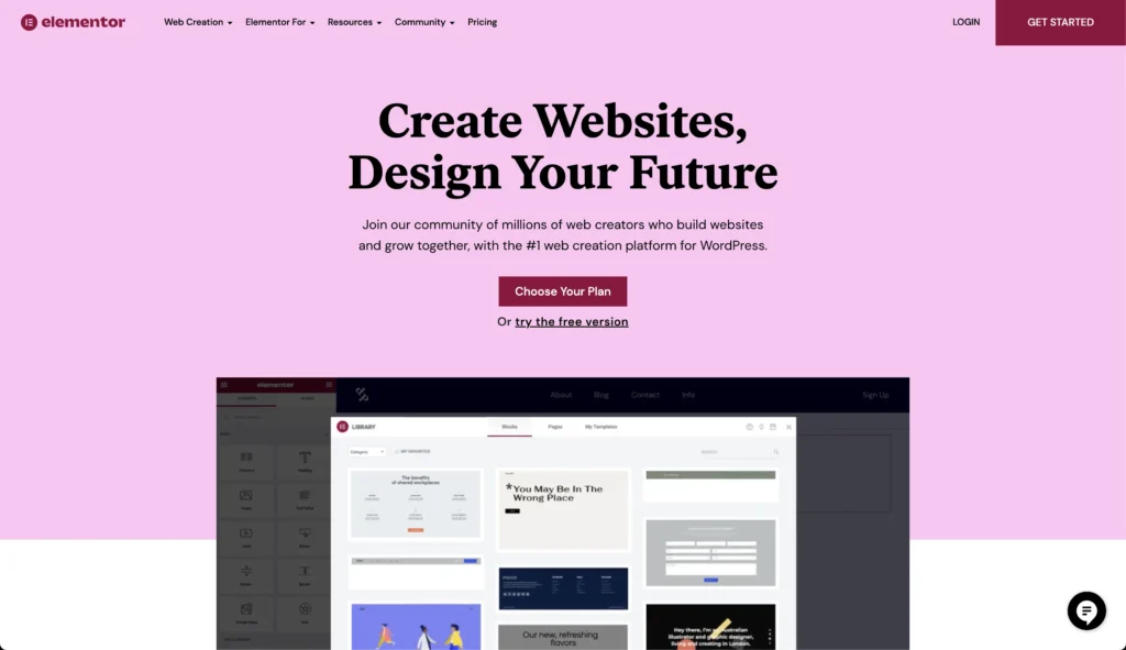 Elementor WordPress website builder