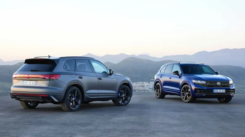 The exterior of the Volkswagen Touareg 2024 is impressive