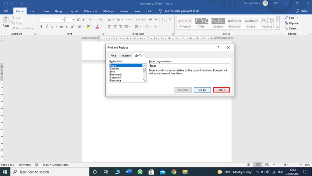 How to Delete Pages in Word via Search