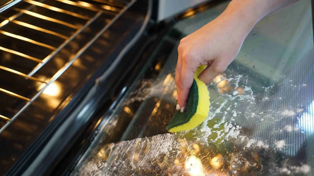 How to clean oven with baking soda
