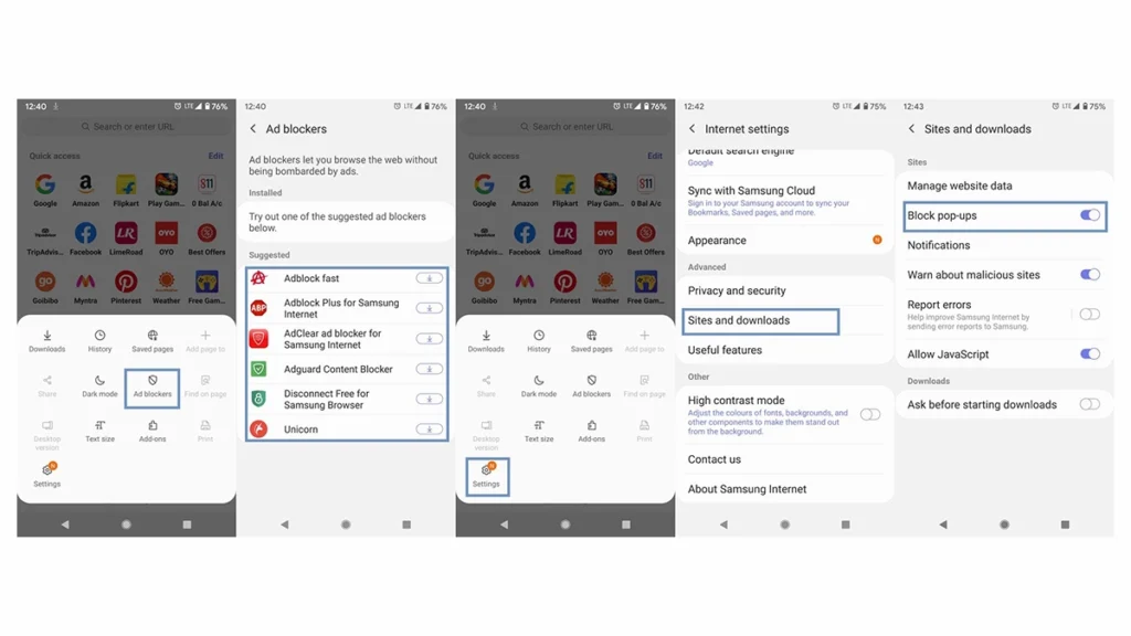 Blocking Pop-Up Ads on Android