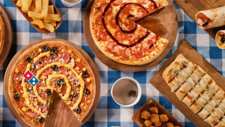 Pizza on the table