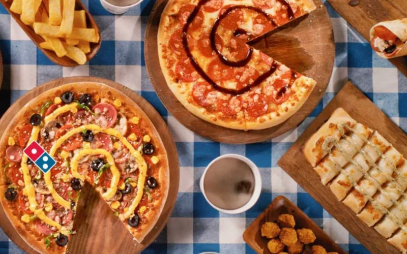 Pizza on the table