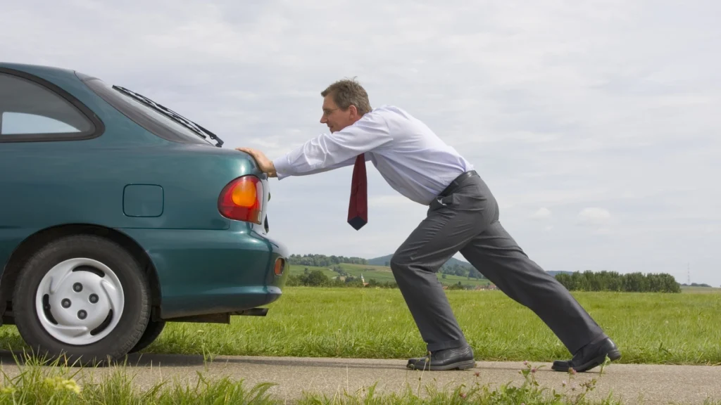 How to jump start a car by push start