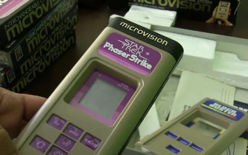 The First Handheld Console Milton Bradley Microvision