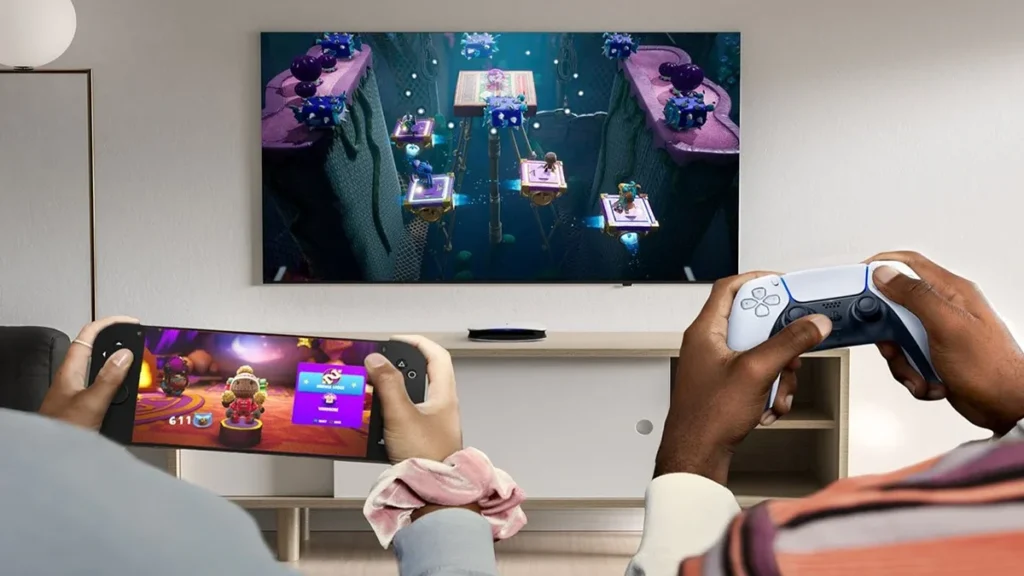 People Playing Video Games with PlayStation
