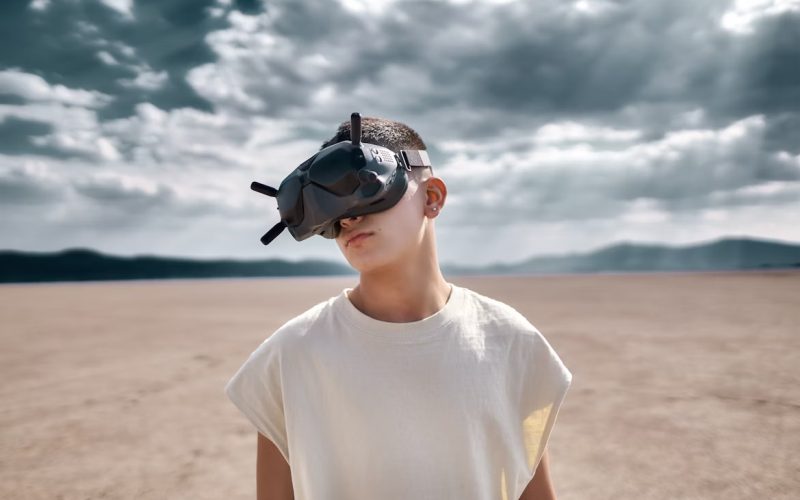VR devices on a table