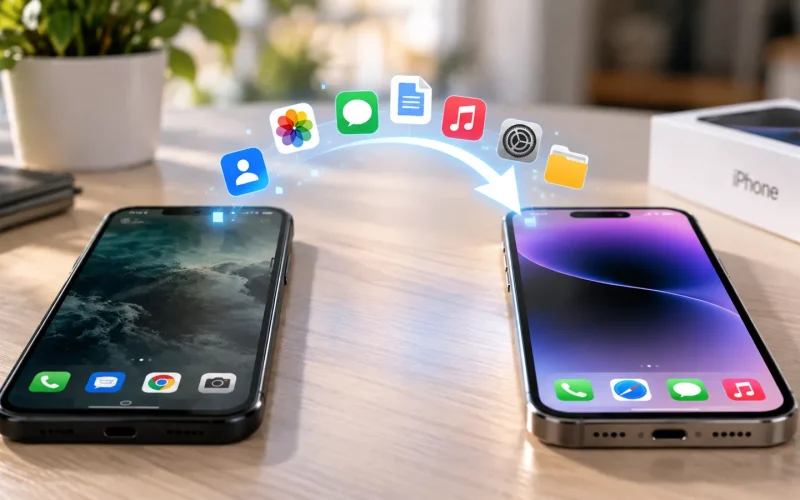 Як перенести дані на новий телефон Android або iPhone без втрати фото, контактів і чатів
